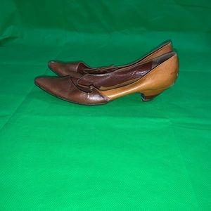 Marc Jacobs Stud Heel Leather Flats Size 37.5